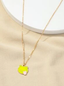 卡通吊墜項鍊 - 彩色 - 查看 1