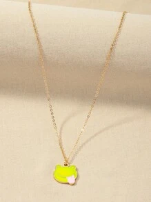 卡通吊墜項鍊 - 彩色 - 查看 3