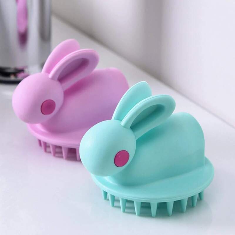 

1pc Rabbit Design Hair Brush, Multicolor