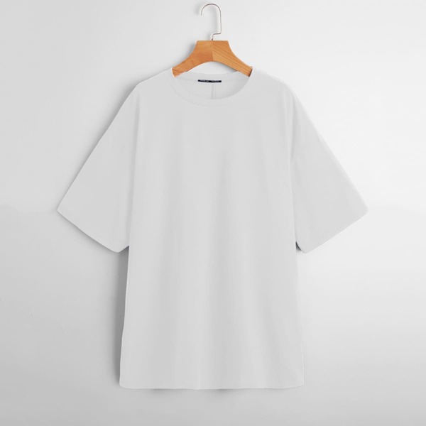 

Drop Shoulder Top, White