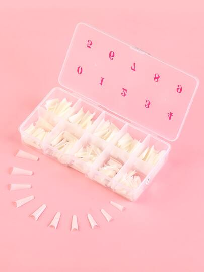 Transform Your Nails With 500pcs Long Coffin White Fake Nail Press On Nails Nail Supplies