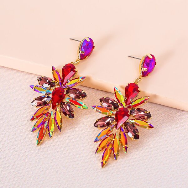 

Crystal Drop Earring, Multicolor