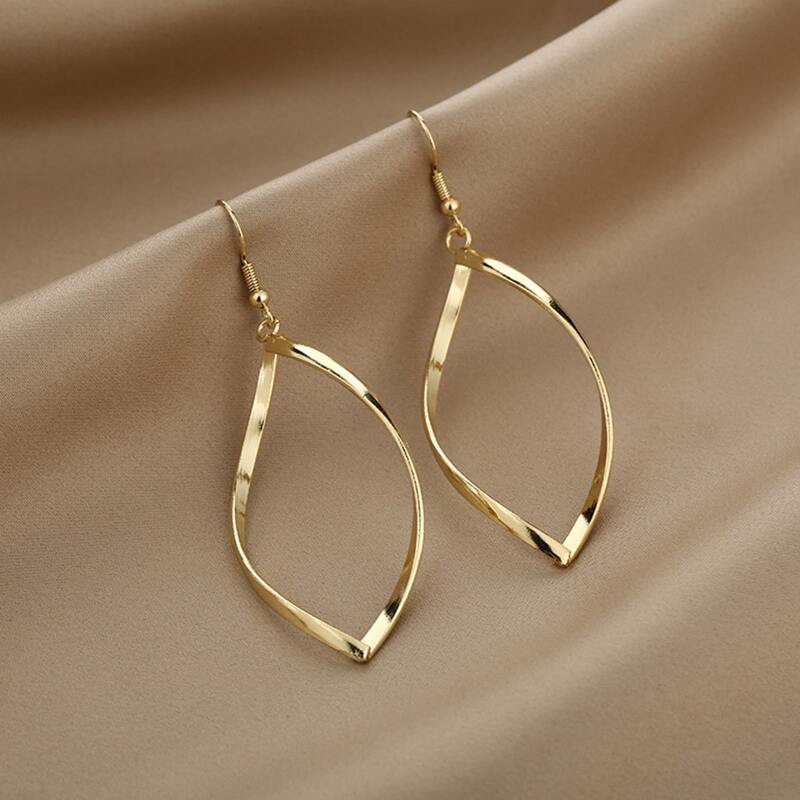 

Minimalist Drop Earrings, Gold