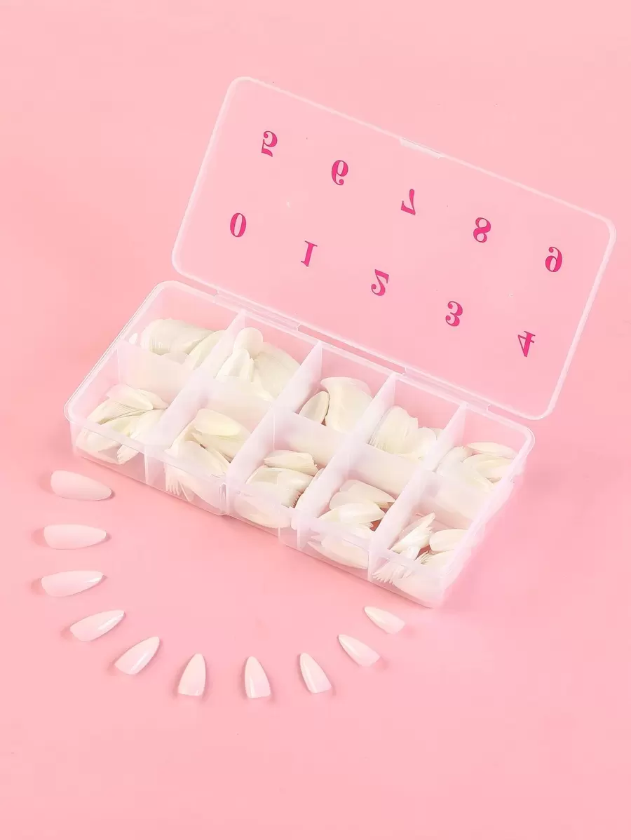 Transform Your Nails With 24pcs Short Coffin Fake Nail & 1pc Nail File & 1sheet Tape Press On Nails Nail Supplies