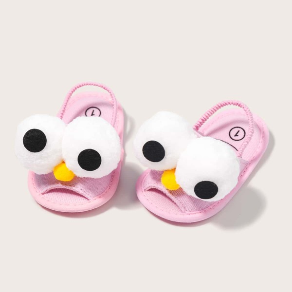 

Baby Cartoon Design Slingback Sandals, Pink