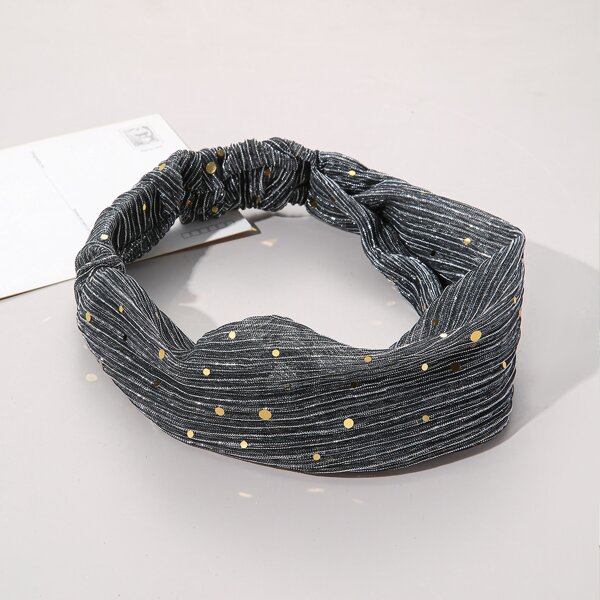 

Sequin Decor Hair Band, Black