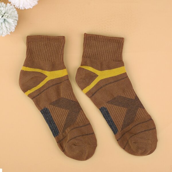 

Men Color Block Crew Socks, Multicolor