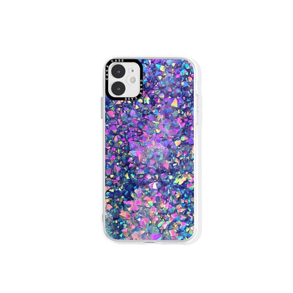 

Colorful Rivet Phone Case, Purple