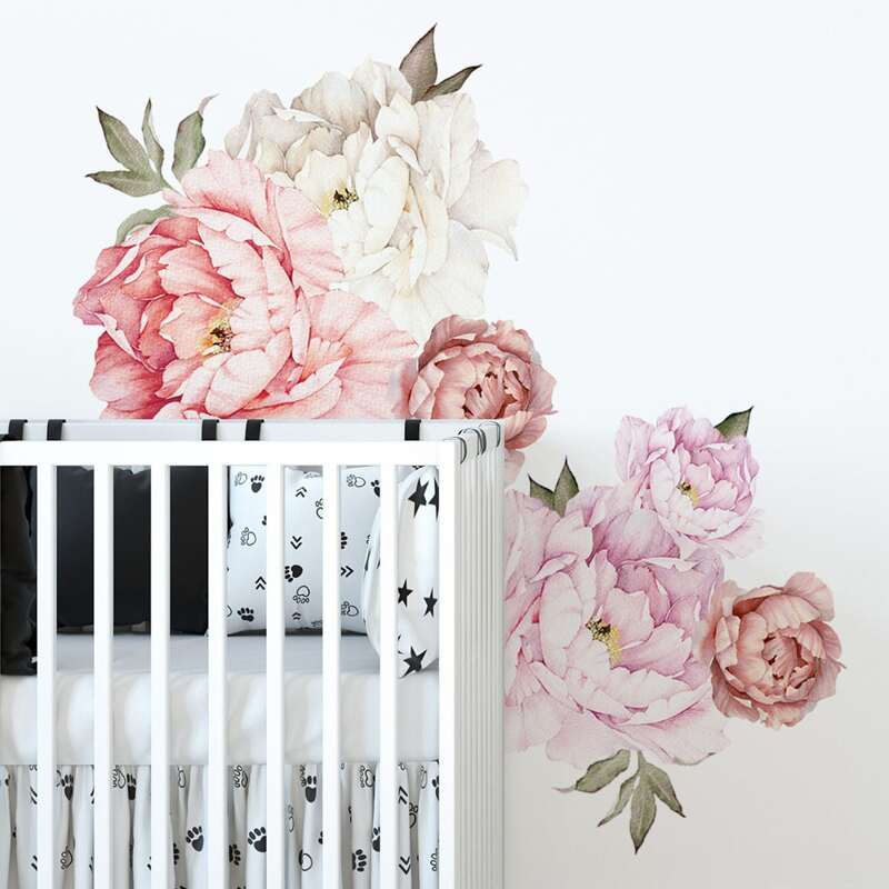 

Flower Print Wall Sticker, Multicolor