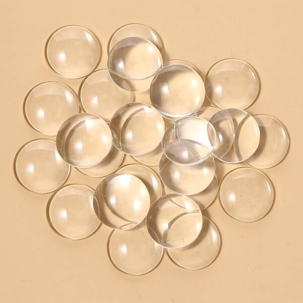 

60pcs Glass DIY Jewelry Accessory, Clear