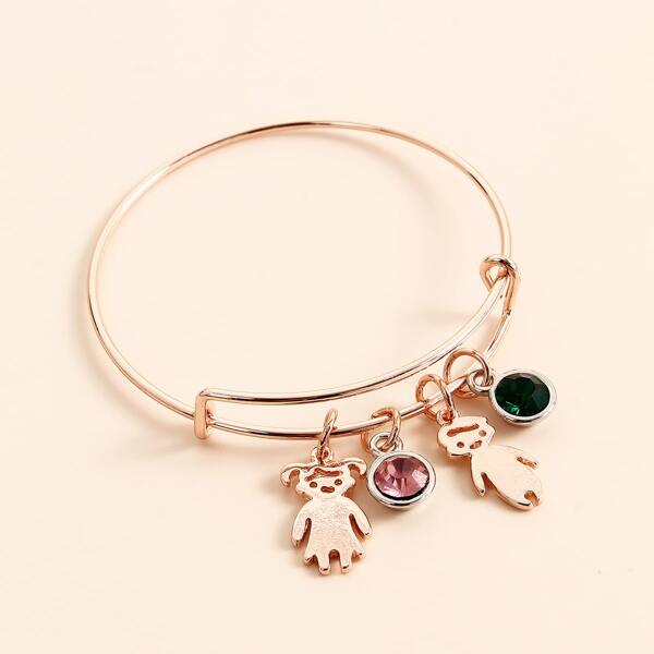 

Figure Charm Bracelet, Rose gold