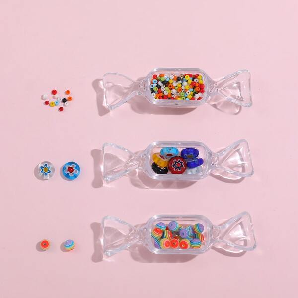

3boxes Resin Bead, Multicolor