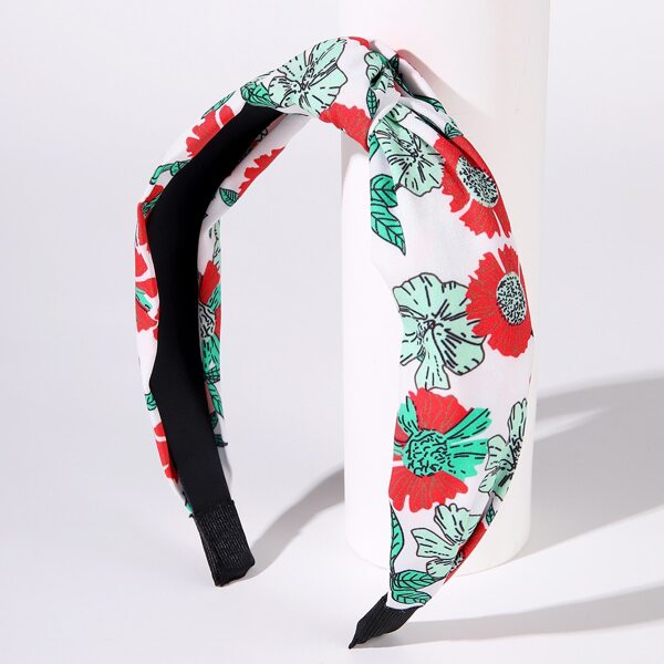 

Flower Print Hair Hoop, Multicolor