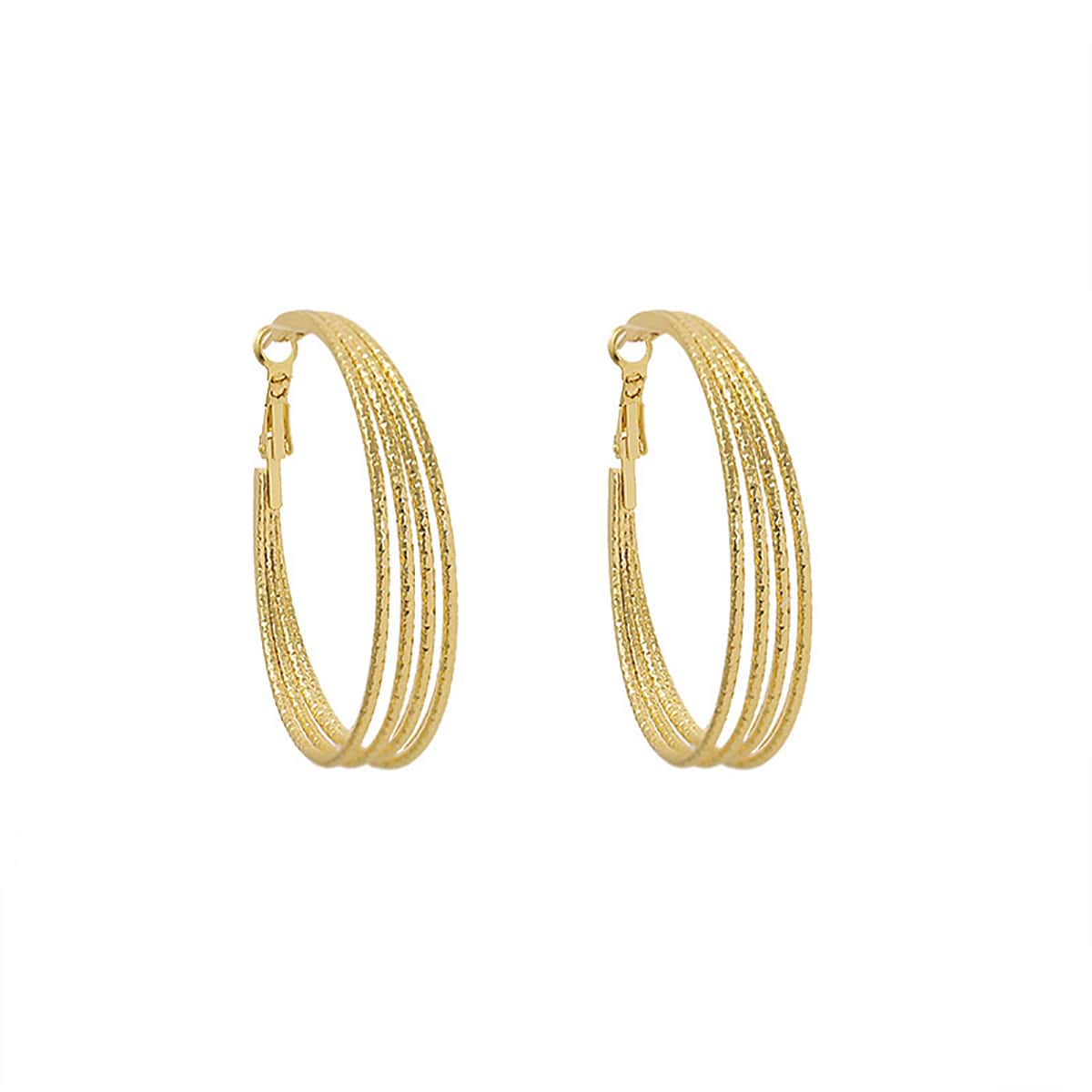 

Minimalist Hoop Earrings, Gold