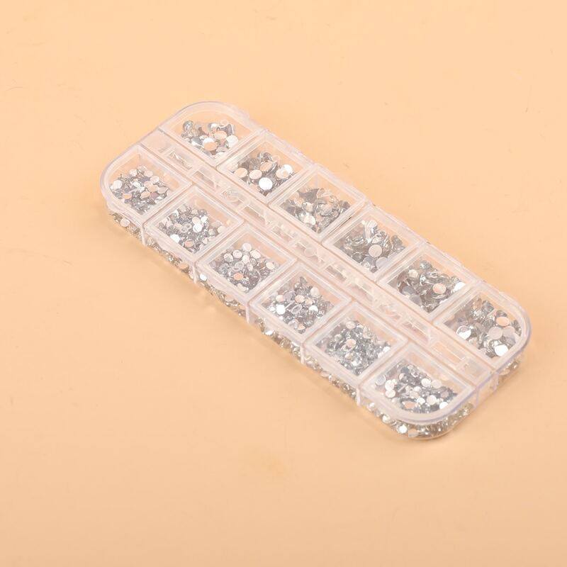 

1box Rhinestone Nail Art Decoration, Clear