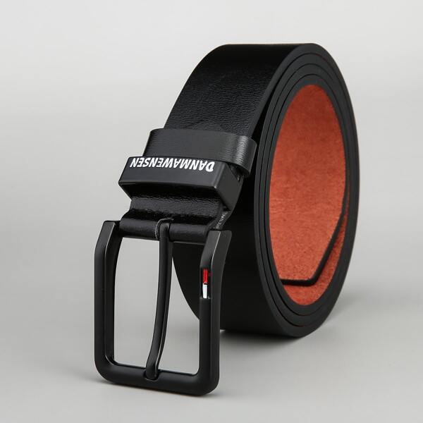 

Men Metal Buckle Belt, Black