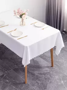 素色桌布 - 白色 - 查看 1