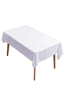 素色桌布 - 白色 - 查看 2