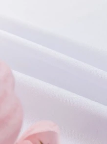 素色桌布 - 白色 - 查看 3