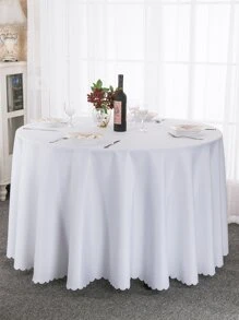 Khăn trải bàn màu rắn - trắng - Xem 1