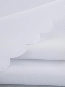 Khăn trải bàn màu rắn - trắng - Xem 2