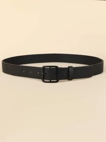 Thắt lưng nam đơn giản - màu đen - Xem 2