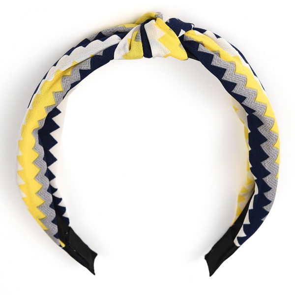 

Knot Decor Chevron Print Headband, Multicolor