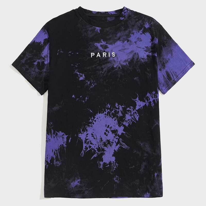 

Guys Letter Tie Dye Tee, Multicolor