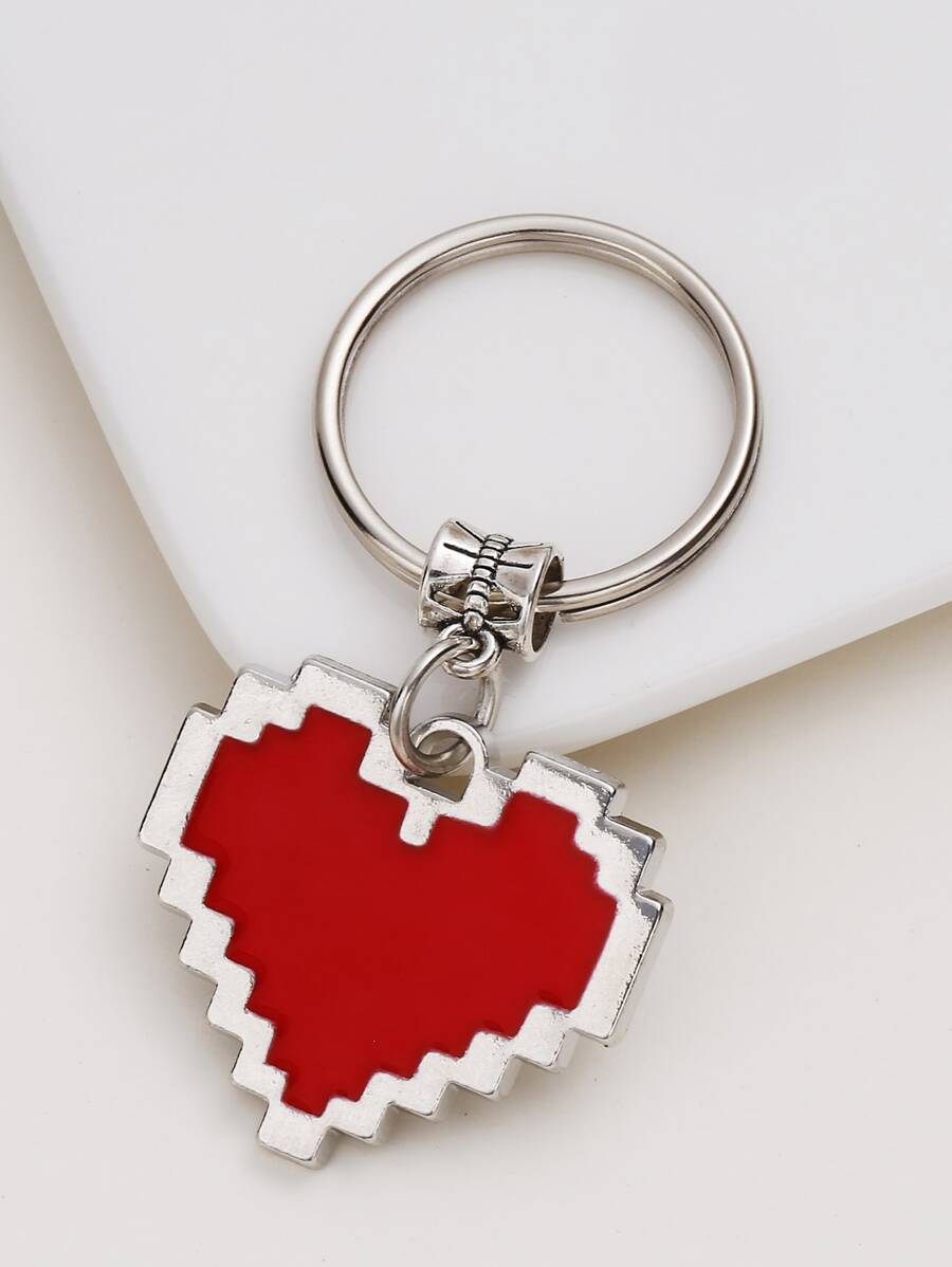 Llavero colgante de corazón