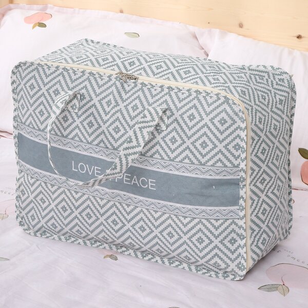 

Сумка для хранения одежды с геометрическим узором, Серый