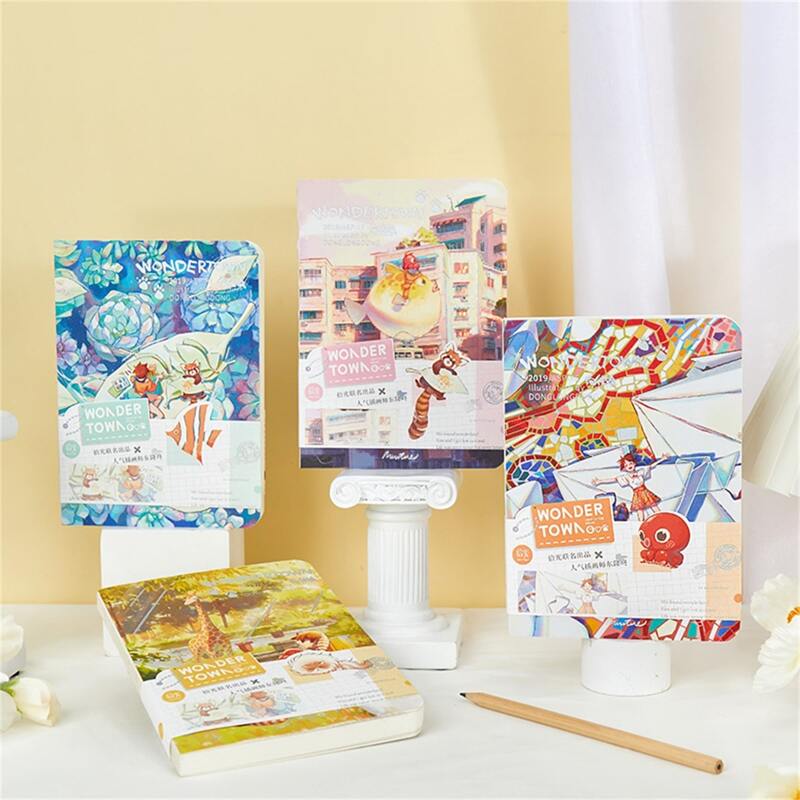 

1pc Cartoon Graphic Random Notebook, Multicolor