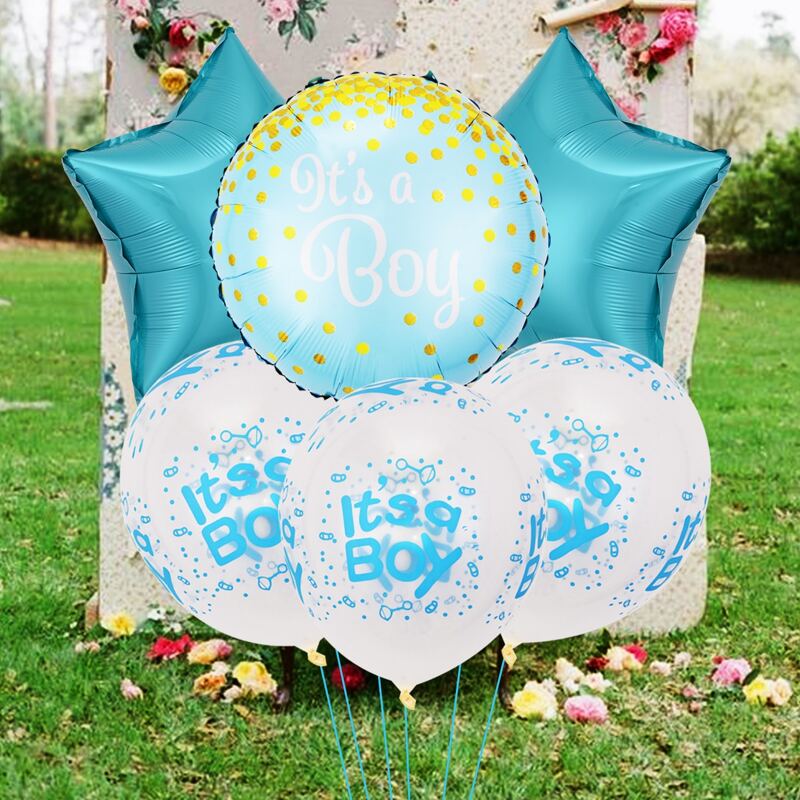 

6pcs Baby Shower Party Balloon, Multicolor