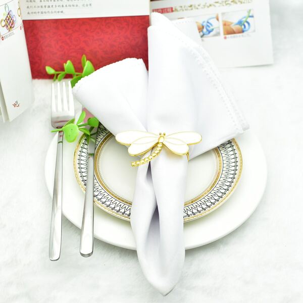 

4pcs Dragonfly Napkin Ring, Multicolor