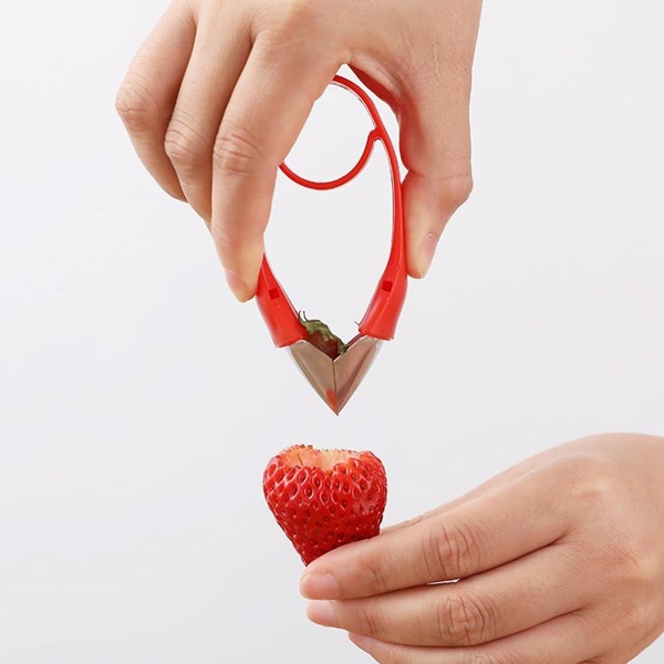 

1pc Strawberry Pedicle Remover, Red