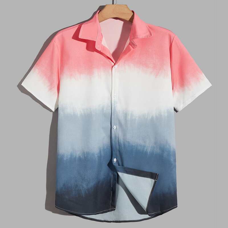 

Guys Colorblock Button Front Shirt, Multicolor