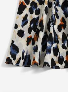 SHEIN VCAY Đầm Hội Chữ thập Báo Boho - Nhiều màu - Xem 5