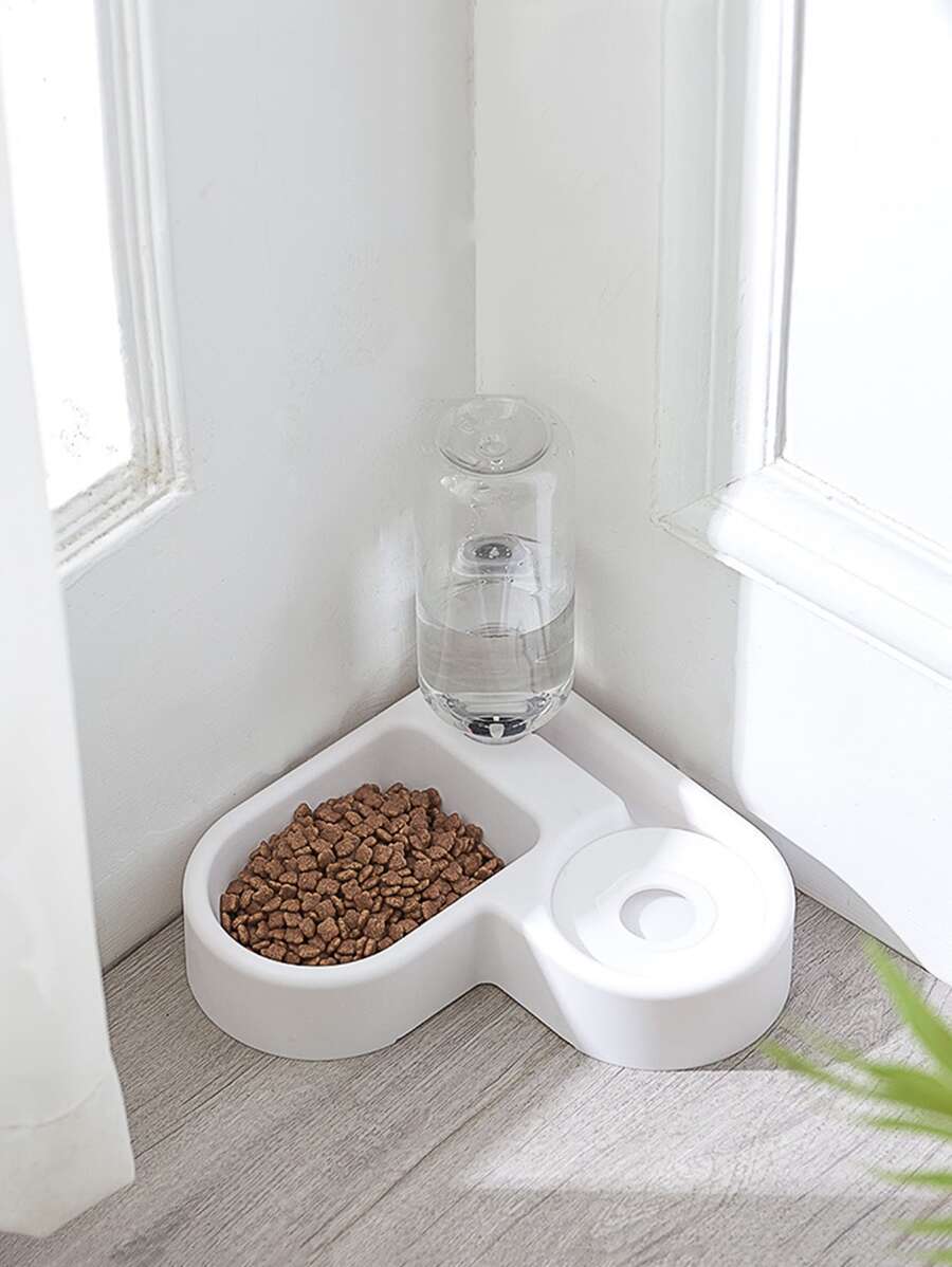 1套多功能寵物飲水器,帶水壺寵物碗,貓飲水噴泉和食盆,自動飲水噴泉適用於小狗和貓,寵物飲用用品