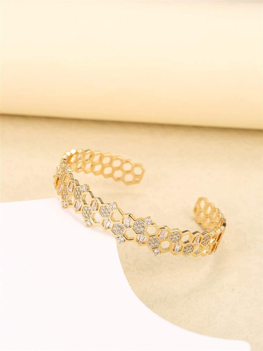 Vòng tay Khối Zirconia - Vàng - Xem 1