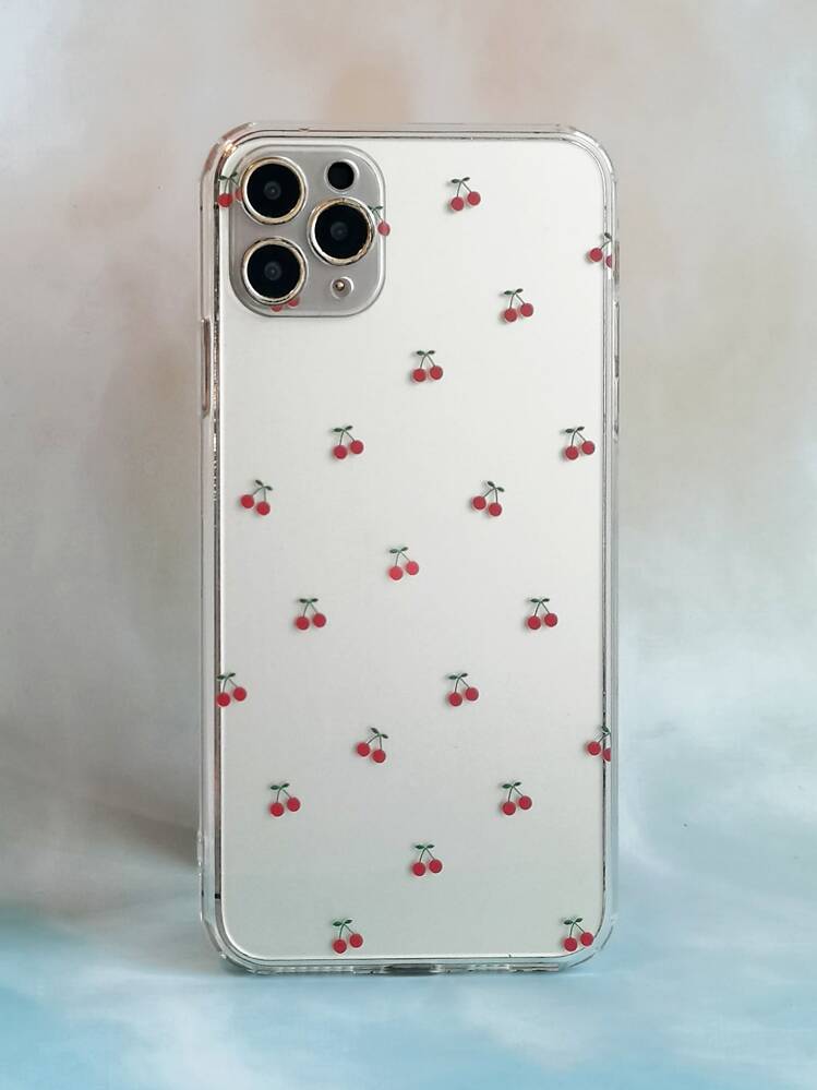 Apple Cherry Clear Phone Case - Clear - View 6