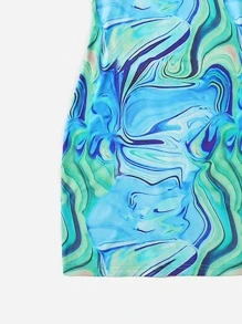 Soleia Đầm Lộ Lưng Buộc lại Đá hoa Gợi cảm - Nhiều màu - Xem 4