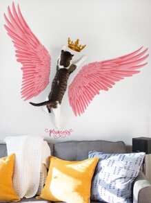 1 hoja Pegatina de pared ala con estampado - Multicolor - Ver 7