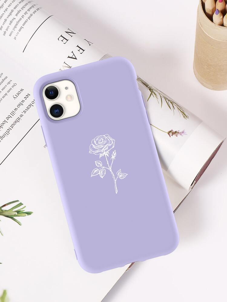 Capa de telefone rosa - Roxo - Visão 2