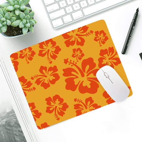 

Flower Pattern Mouse Pad, Multicolor