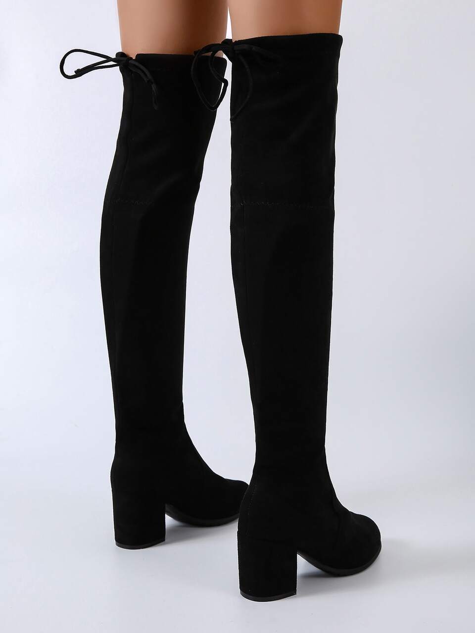 Fall/Winter Women's Chunky Heel Solid Color Round Toe Over-The-Knee Boots, Fashion,Sexy