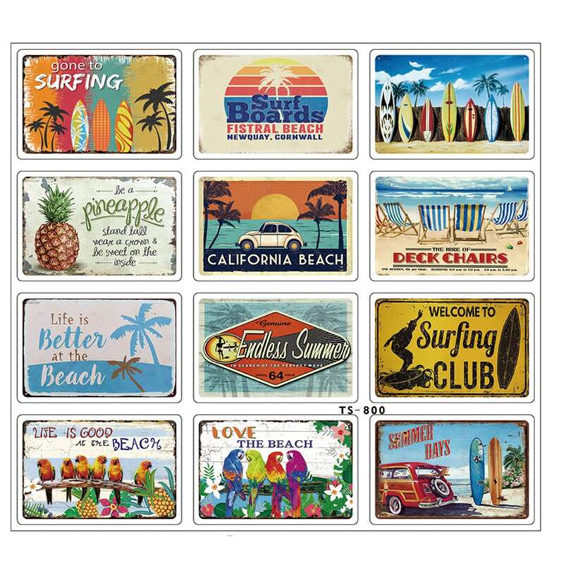 

1sheet Vintage Pattern Wall Sticker, Multicolor