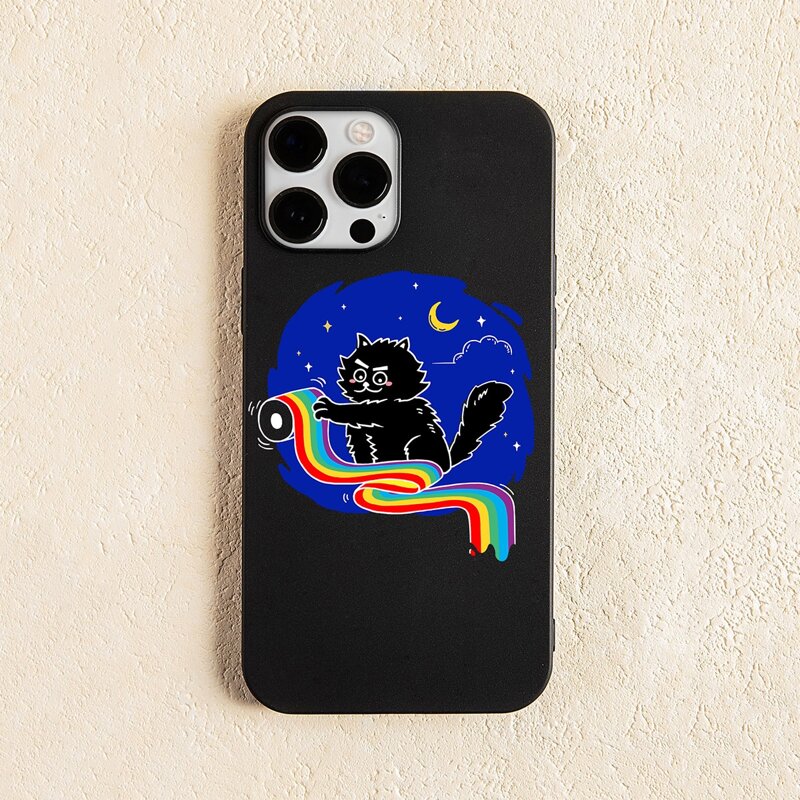

Cartoon Graphic Phone Case, Multicolor
