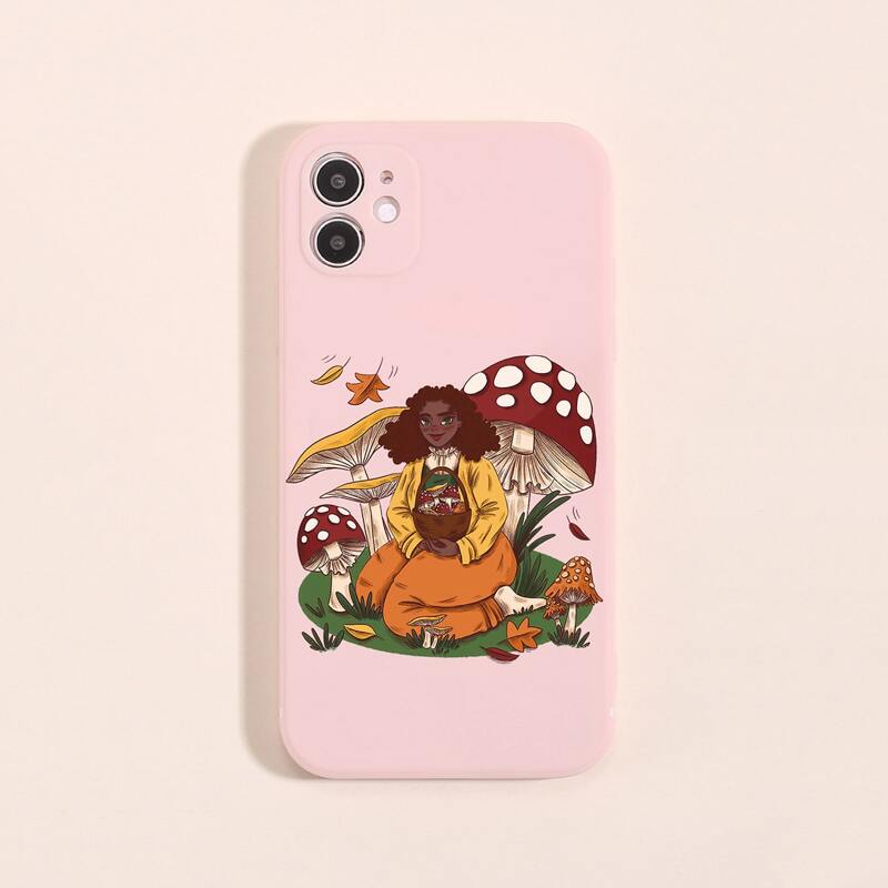 

Cartoon Graphic Phone Case, Multicolor