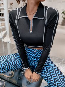 Áo thun Giải trí - màu đen - Xem 6