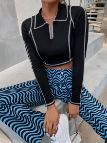 Áo thun Giải trí - màu đen - Xem 7