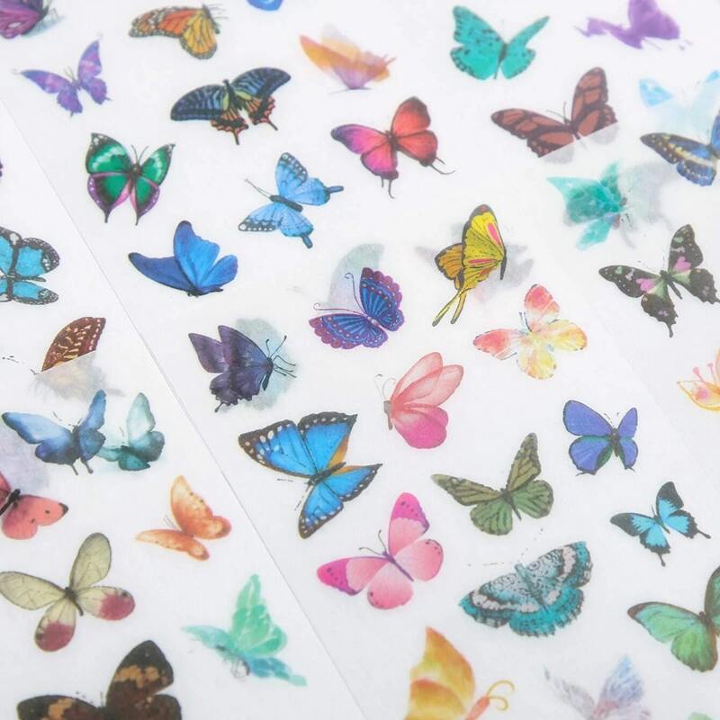

6pcs Butterfly Pattern Sticker, Multicolor